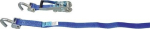 Car lashing strap with swivel hook L=2.60 m, W=35 mm, STF 330 daN DoZurr 3000