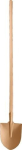 Frankfurt shovel Sheet size 240x300 mm, non-sparking with straight handle, Endres Tools