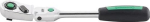1/4" reversible ratchet, with joint L=170 mm, 2-component handle Number of teeth 80, 416 QR, Stahlwille