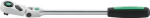 1/4" reversible ratchet, with joint L=416 mm, 2-component handle Number of teeth 80, 517QR, Stahlwille