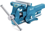 Parallelschraubstock, Backen wechselbar Backenbreite 140 mm Spannweite 200 mm Heuer Front