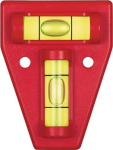 Kreuzwasserwaage 60x45 mm, Kunststoffgehäuse BMI