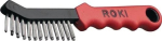 Drahtbürste L=225 mm, Stahl, 2-reihig Lessmann