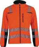 Hoge zichtbaarheid softshell jas Maat 100% PES Prevent Trendline