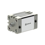 Compact cylinder ISO 21287 Female thread, K-Ø 50, stroke10, G1/8 double-acting