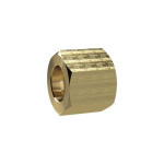 Hexagon union nut G 1/4, for spout size LW 4/6 Brass Ms