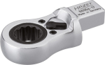 Einsteckratschen Ringschlüssel SW 17 mm 40 Zähne L=81 mm Hazet 6606D-17