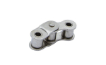 Double cranked connecting link C 12B-1 3/4"x7/16" simplex Euro Chain EC 12 M nickel-plated