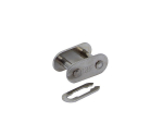 Straight connecting link with spring E 12B-1 3/4 "x7/16" simplex straight lug Euro Chain EC12M-GL nickel-plated