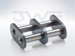 Außenglied A 10B-2 5/8"x3/8" duplex gerade Lasche Euro Chain EC 10 D vernickelt