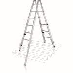 Stufenstehleiter 2x8 Sprossen Leiterlänge eingefahren 2,35 m Zarges Varioflex B