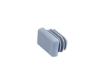 Stopfen mit Lamellen 25x15 mm grau Wandst. 1-2,5 mm