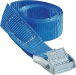Lashing straps DIN EN 12195-2 L=1 m, W=25 mm, with clamp lock LC U 250 daN, Promat 365112