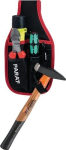 Nylon riemtasje H290xB160xD30 mm zwart-rood Parat