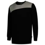 Sweatshirt Bicolor Quernaht schwarz grau, MG280 Tricorp Workwear
