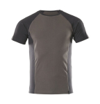 T-shirt Maat L, donker antraciet/zwart, MG195 Mascotte Uniek Potsdam