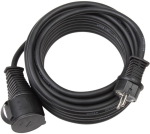 Extension cable plug/coupling 10 m H07RNF 3G1.5 IP44 black Brennenstuhl