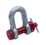Schäkel hochfest gerade 5/8", Bolzen 19 mm, feuerverzinkt mit Mutter und Splint, WLL 3,25 t
