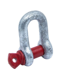 Zeer sterke beugel, recht 3/16", bout 6 mm, thermisch verzinkt WLL 0,33 t