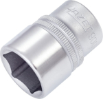 Socket spanner insert hexagon external 1/2" SW 22 mm L=41.5 mm chrome-plated Hazet 900-22