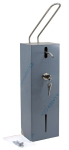 Tabletop dispenser for disinfectant arm-operated, refillable 1 litre Stainless steel table stand