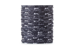 Multifunctionele sjaal zwart, 100% polyester Kübler 8104