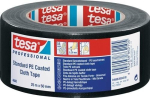 Fabric tape 1-sided self-adhesive W=50 mm, L=25 m, black tesaband Standard 4688