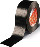 Fabric tape 1-sided self-adhesive W=48 mm, L=50 m, black tesa duct tape 4613 PV01