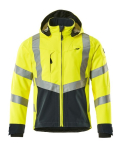 Soft shell jacket yellow/black-blue, PO360 Mascot Safe Supreme Blackpool