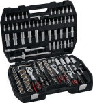 Dopsleutelset 171 stuks 1/4+3/+1/2" breedte 4-32 mm NU 802092