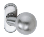 Profile door knob Mounting M12 mm cranked aluminium F12 EDI K4/2033