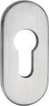 Sleutelrozet Sleutelschild dikte 6 mm PZ ovaal aluminium F12 EDI 0813