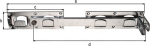 Doppeltorüberwurf links /rechts 430x70x180x333mm Stahl GAH 210137