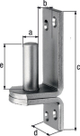 Clamp on plate 13x10 mm stainless steel GAH 318215