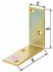 Balkenwinkel 100x150x40 mm Stärke=5mm gal. verz.dick. GAH 333553