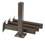 Möbelfuß 25x25 mm H=100 mm, weiß Element System 11101