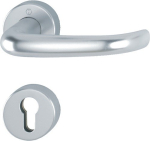 Brandbeveiligingsset Kogelslot voor deur 40-65 mm PZ roestvrij staal F69 D/D Hoppe San Francisco FS-E1301/42H/42HS