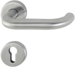 Brandbeveiligingsset Antipaniek voor deur 40-65 mm PZ roestvrij staal F69 D/D Hoppe Paris FS-E138/42H/42HS AP