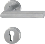 Escutcheon set round PZ D/D stainless steel F69 Hoppe Amsterdam E58 / E1400/42H