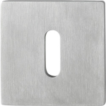 Schlüsselrosetten-Paar 2 mm OB quadratisch Edelstahl F69 Hoppe E848NS