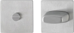 Paar sleutelrozetten 2 mm SK/OL vierkant roestvrij staal F69 Hoppe E848NS