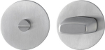 Paar sleutelrozetten 2 mm SK/OL rond roestvrij staal F69 Hoppe E849NS
