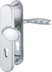 Beschermende fitting 72 mm Dikte 42-47 mm Aluminium F1 Hoppe New York 76G / 1810H