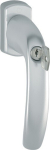 Fenstergriff abschließbar 32 mm verkehrsweiß Alu F9016 Hoppe New York 0810S/U10 100 Nm