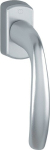 Raamgreep 32-42 mm staalkleurig aluminium F9 Hoppe New York 0810/US10
