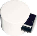 Bodentürpuffer Ø 52 mm Höhe 42,5 mm Kunststoff 33 rubinrot, Hewi 615