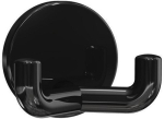 Double hook Ø 50 mm Projection 43.5 mm Polyamide 90 deep black Hewi 477.90.025