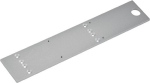Mounting plate for TS 73 EMF silver Dormakaba
