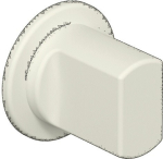 Paar sleutelrozetten, rond Borddikte 1,5 mm WC/M zwart Hewi 306PCM / PCMNR