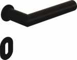 Paar hendelrozetten met mini-hendelrozet Vierkant 8 mm, zwart Hewi 162PBM/162PBMV/162PBMX